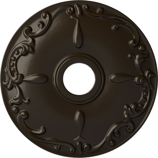Ekena Millwork Kent Ceiling Medallion (Fits Canopies up to 5"), 18"OD x 3 1/2"ID x 1 1/4"P, Stone Hearth CM18KESHF - main